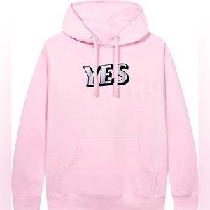 Anti Social Social Club NWT Size M Pink Y/N Hoodie, Spring 2022